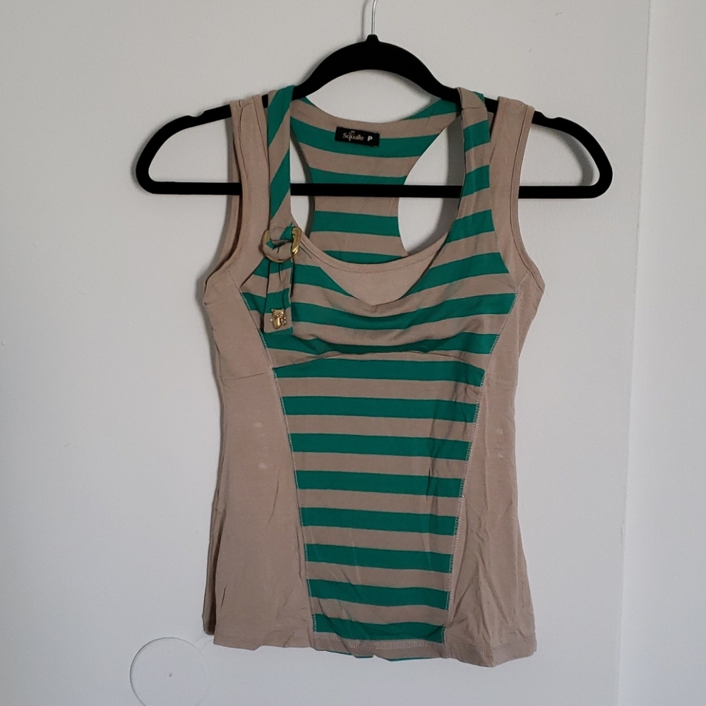 Overlap tank top